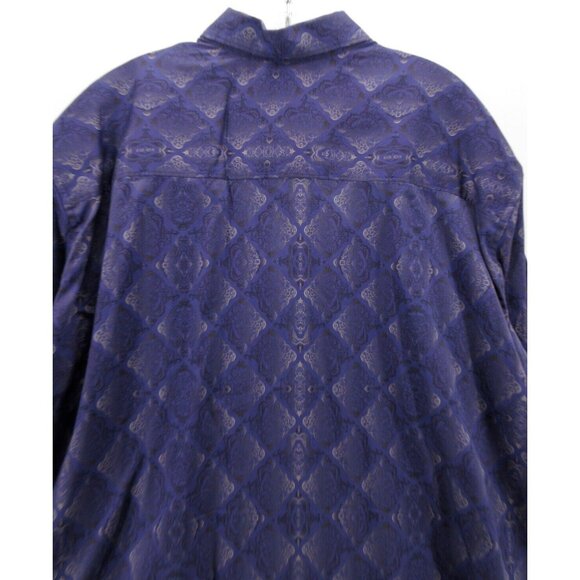 Robert Graham Shirt XXL Button Down Geometric Art Flip Cuffs Logo - Picture 10 of 13